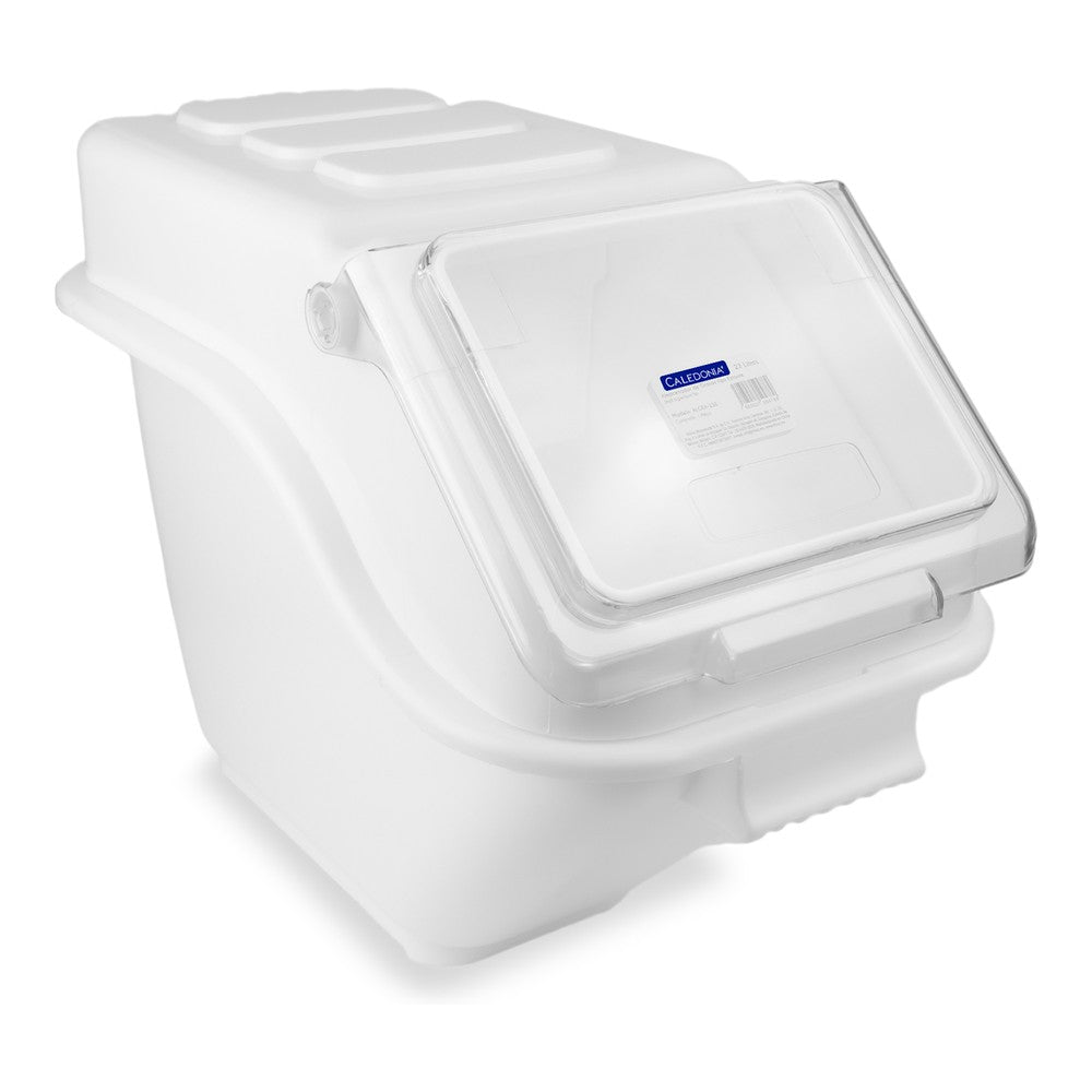ALMACENADOR DE GRANOS RHINO ALGRA-23E | Almacenador de Granos Tipo Estante | Capacidad 23 L | Polipropileno | Panadería Restaurante Cocina Industrial