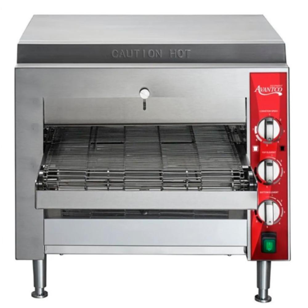 HORNO AVANTCO KITCHEN MAX STORE PIZZ4 | Horno Pizzero Banda Escudo Térmico Ajustable Bifástico | Eléctrico | Acero Inoxidable | Cafetería Pizzería Restaurante | Pizzeria Horno Banda Pizza Pepperoni Quso Sandwich Pan Tostado ePerfecto Cafeteria Snack Preparacion Industrial Acero Cocina Restaurante Pizzeria
