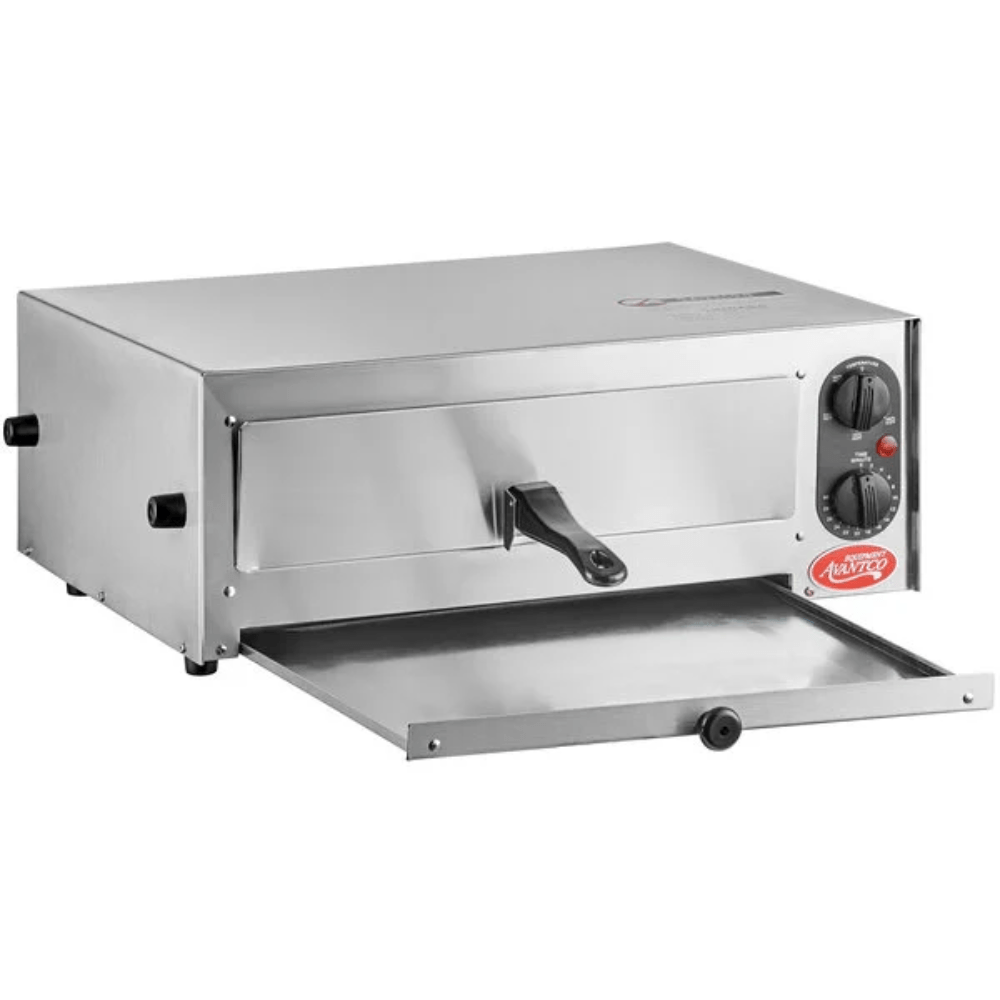 HORNO KITCHENMAX STORE CPO12TS | Horno Pizzero | Termostato Ajustable | Fácil de Limpiar | Eléctrico | Acero Inoxidable | Pizzería Casa Cafetería | Pizza Calzone Restaurante Italiano Cafetería Comedor Casa Cafetería Oficina Negocio Profesional Gourmet Uso Fácil Pizzería Comida Rápida