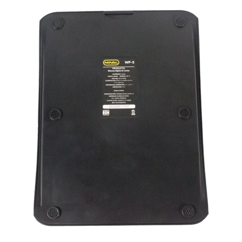 BÁSCULA NOVAL WP-5 | Báscula Digital de Precision | 5kg a 0.1gr | Aprueba de Agua "IP68" | Panadería Pastelería Cocina Industrial Báscula Precisión Bolsillo Objetos Pequeños Para Clavos Anillos Especias Peso en Gramos Bolsillo Portatil