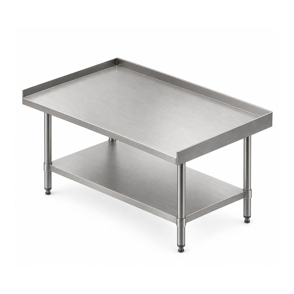BASE ASBER AB-48 | Base Neutra Estufa | Acero Inoxidable | Desmontable | Patas Tubo | Cocina Restaurante Hotel