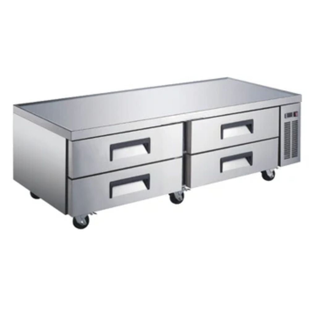 BASE CHEF INTERNATIONAL INT/BC-4C-AI | Mesa Refrigerada Base Chef | 14 Pies Cúbicos | 4 Cajones | Acero Inoxidable | Cocina Industrial Restaurante Bar Restaurante Cafeteria Guarniciones Comedores Industriales Cocinas Industriales Panaderia Carniceria Preparación Sushi Postres Ensaladas Baguettes
