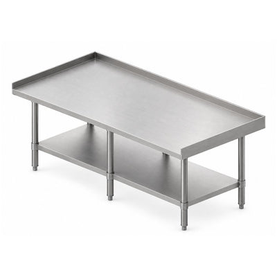 BASE NEUTRA ASBER AB-60 | Base Neutra Estufa | Patas Tubo | Acero Inoxidable |Desmontable | Cocina Restaurante Hotel