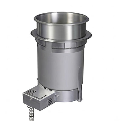 Calentador de Alimentos Hatco HWB-4QTD, warmer redondo para empotrar.