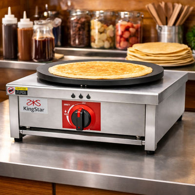 CREPERA KINGSTAR SUZETTE G | Máquina Crepera | Gas | 1 Plato | Restaurante Cafetería Negocio
