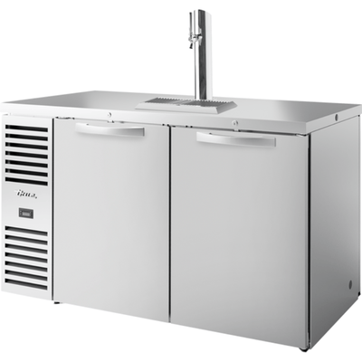 DISPENSADOR DE CERVEZA TRUE TDR60-PTSZ1-L-S-SS-SS-1 | Dispensador de Cerveza Refrigerada | Sistema de Refrigeración a la Izquierda | Puertas Batientes | Acero Inoxidable | Cervecería Pub Club