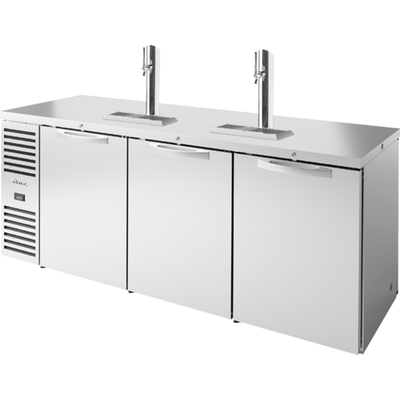 DISPENSADOR DE CERVEZA TRUE TDR84-PTSZ1-L-S-SSS-SSS-1 | Dispensador de Cerveza Refrigerada | Sistema de Refrigeración a la Izquierda | Acero Inoxidable | para Barra Bar Alcohol