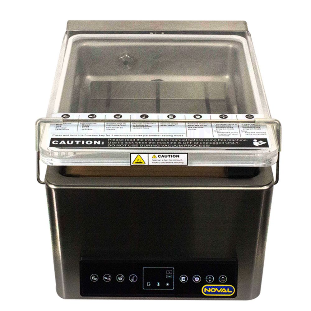 EMPACADORA NOVAL EVN-4 | Empacadora al Vacio | 1 Barra de Sellado | Acero Inoxidable | Cocina Industrial Conservar Alimentos Restaurantes Empacadora Selladora para Cocina Industrial Conservar Alimentos Sellar Empaques Transportar Alimentos Envasado Al Vacío