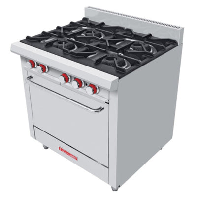 ESTUFA CORIAT EC-4-HG DE PISO HD | Estufa | 4 Quemadores | 1 Horno | Gas | Restaurante Pastelería Cenaduría Bar Cocinas Fondas Restaurantes Cenadurías Comedores Industriales Preparación de Alimentos Cocción.