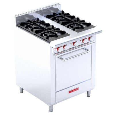 ESTUFA CORIAT EC-4-HM MASTER | Estufa | 4 Quemadores | 1 Horno | Gas | Hotel Restaurante Comedor Industrial Cocinas Fondas Restaurantes Cenadurías Comedores Industriales Preparación de Alimentos Cocción.