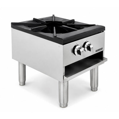 ESTUFÓN EUROQUIP GPFO-01-SH | Estufón | 2 Quemadores | Gas Propano | Acero Inoxidable | Cocina Industrial Restaurante Hotel Cocinas Fondas Restaurantes Cenaduría Comedores Industriales Preparación de Alimentos Cocción