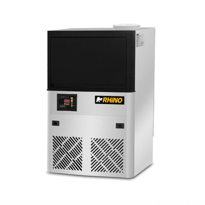 FÁBRICA DE HIELO RHINO FAHIEL-40 | Fábrica Multifuncional de Hielo en Cubo | Producción 36 kg por Día | Capacidad de Almacenamiento 15 Kg | Hotel Restaurante Oficina