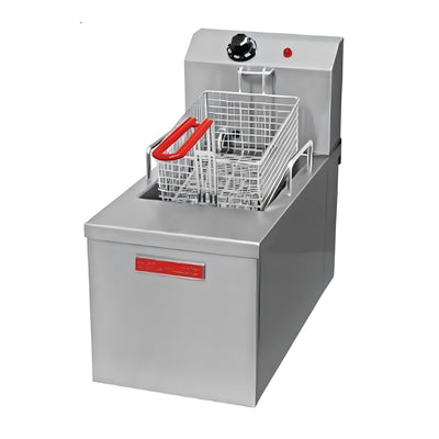 FREIDORA CORIAT FC-10-MINI-E PETIT | 1 Tina | 1 Canastilla | 3 Litros | Comedor Industrial Restaurante Cafeteria Restaurante Cocina Económica Freír Alimentos Freidoras Alitas Papas A la Francesa Salchipulpos Pollo Snacks