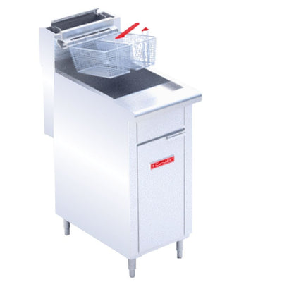 FREIDORA CORIAT TURBO-20-3Q MASTER | Freidora | 1 Tina | 2 Canastillas | Restaurante Industrial Bar Cocina Económica Freír Alimentos Freidores Alitas Papas A la Francesa Salchipulpos Pollo Snacks.