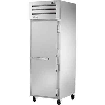GABINETE CALIENTE TRUE STR1H-1S | Gabinete con Calefacción Vertical | 1 Puerta Solida | Acero Inoxidable Aluminio | Restaurante Cocina Industrial Panaderia Pasteleria Restaurante Cocina Industrial Banquetes Pan Masa Hoteles Cafeterías Estadios Arenas Empresas de Servicio Alimentación Caliente Alimentos