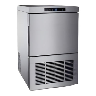 Fabrica de Hielo Migsa HB-25, producción 25 kg por día, en acero inoxidable.