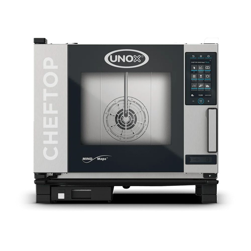 HORNO UNOX XEVC-0511-EPRM-MS CHEFTOP MIND.Maps™ | Horno Combinado GN 1/1 | Sobremesa | Eléctrico | Restaurante Cafeteria Hotel Panadería Pizzería Restaurante Pastelería Banquetes Cocina Industrial Alimentos Cocción