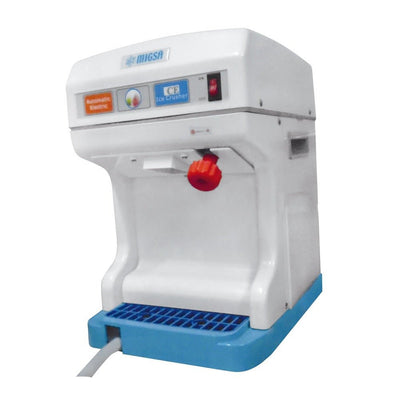 Migsa Starmax Ip-A188 Trituradora Hielo Raspados Frappe Mariscos, 50 kg, en acero inoxidable.