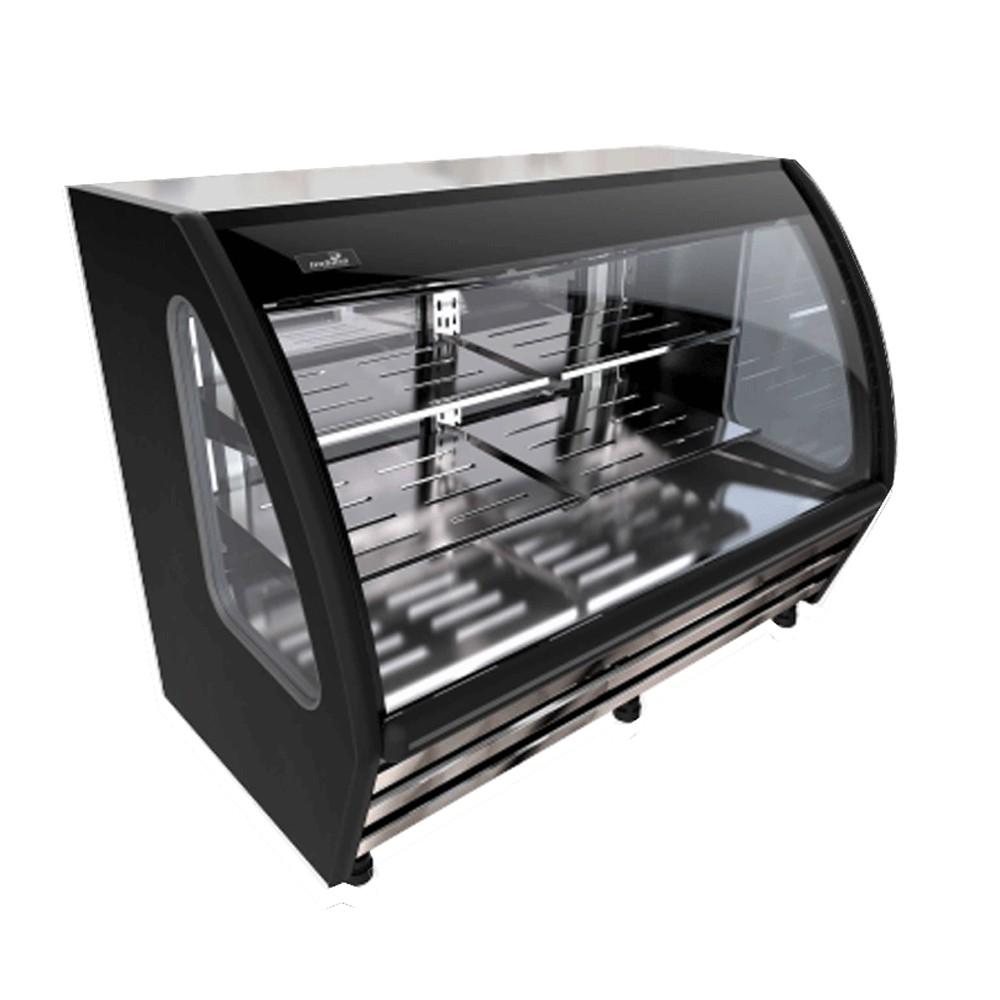 Imbera Bhs150 Vitrina Horizontal Exhibidora Cristal Curvo 2 Puertas. 153 cm. 340 Lt. /12 pies - 115 V. - Vitrinas - Imbera - KitchenMax Store