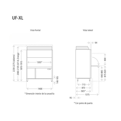 LAVAUTENSILIOS WINTERHALTER 661MX002 UF-XL Energy GASTRONOM | Lavautensilios | Acero Inoxidable | Industria Panaderías Heladerías