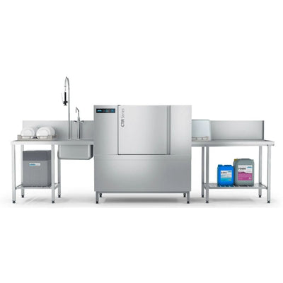 LAVAVAJILLAS WINTERHALTER 180V0021/2 CTR M 230V MX | Lavavajillas Tren Compacto | Acero Inoxidable | Colegios Caterings Hoteles