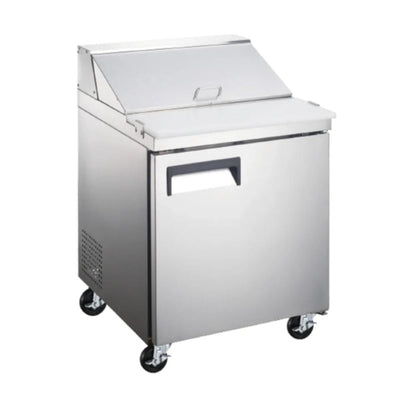 MESA DE PREPARACIÓN INTERNATIONAL INT/MPE-1P-AI | Mesa de Preparación de Sanwiches Ensaladas | 7 Pies Cúbicos | 1 Puerta | Acero Inoxidable | Cocina Industrial Restaurante Cafetería Bar Restaurante Cafeteria Guarniciones Comedores Industriales Cocinas Industriales Panaderia Carniceria Preparación Sushi Postres Ensaladas Baguettes