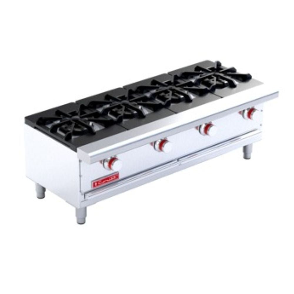 PARRILLA CORIAT PCH-4 | Parrilla | 4 Quemadores | Gas | lámina de acero inoxidable | Restaurante Comedor Industrial Cenaduría Fonda Restaurante Cocinas Fondas Restaurantes Cenadurías Comedores Industriales Preparación de Alimentos Cocción