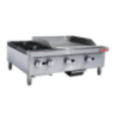 PLANCHA Y PARRILLA TORREY MIX PLPA-2Q | Plancha y Parrilla para Cocina Industrial | Gas | Acero Inoxidable | Restaurante Hotel Bistro Comedor Cocinas Fondas Restaurantes Cenadurias Comedores Industriales Preparación de Alimentos Coccion