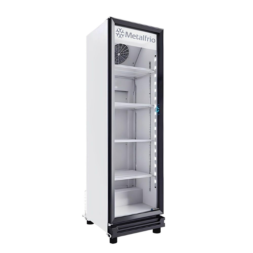REFRIGERADOR METALFRIO RB100 | Refrigerador Vertical | 1 Puerta Cristal | 206 Litros | Cocina Industrial Carnicería Cremería Bar Tiendas Bistró Restaurante Lácteos Industrial Cocina Cremería Comercios Insumos Hotel Panadería Refresquero Latas Carnicería Abarrotes