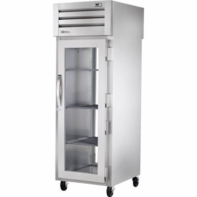 REFRIGERADOR TRUE STG1RPT-1G-1G-HC | Refrigerador Vertical | 1 Puerta Cristal | Acero Inoxidable Aluminio | Cremería Comercios Insumos Restaurante Lácteos Industrial Cocina Cremería Comercios Insumos Carnicería Hotel Panadería Refresquero Latas Bar Abarrotes