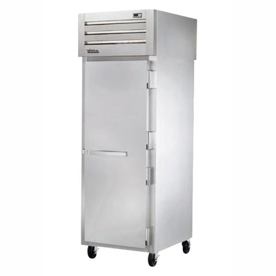 REFRIGERADOR TRUE STG1RPT-1S-1S-HC | Refrigerador Vertical | 1 Puerta Solida | Acero Inoxidable Aluminio | Cocina Restaurante Industrial Restaurante Lácteos Industrial Cocina Cremería Comercios Insumos Carnicería Hotel Panadería Refresquero Latas Bar Abarrotes