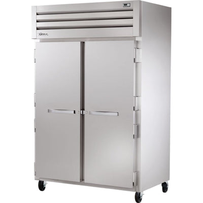 REFRIGERADOR TRUE STG2R-2S-HC | Refrigerador Vertical | 2 Puertas Solidas | Acero Inoxidable Aluminio | Restaurante Cocina Industrial Restaurante Lácteos Industrial Cocina Cremería Comercios Insumos Carnicería Hotel Panadería Refresquero Latas Bar Abarrotes