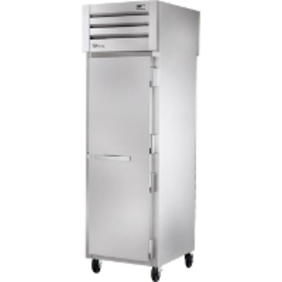REFRIGERADOR TRUE STR1RPT-1S-1G-HC | Refrigerador Vertical | 1 Puerta Solida | Acero Inoxidable Aluminio | Restaurante Cocina Industrial Panadería Restaurante Lácteos Industrial Cocina Cremería Comercios Insumos Carnicería Hotel Panadería Refresquero Latas Bar Abarrotes