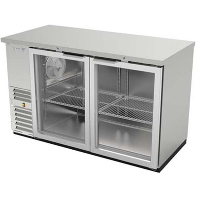 Refrigerador Asber ABBC-24-48-G Hc / Sg-hc, refrigerador contra barra, en acero inoxidable.