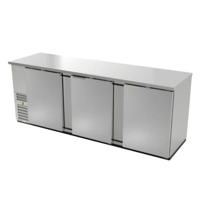 Refrigerador Asber ABBC-94 Hc / S-hc, refrigerador contra barra, en acero inoxidable.