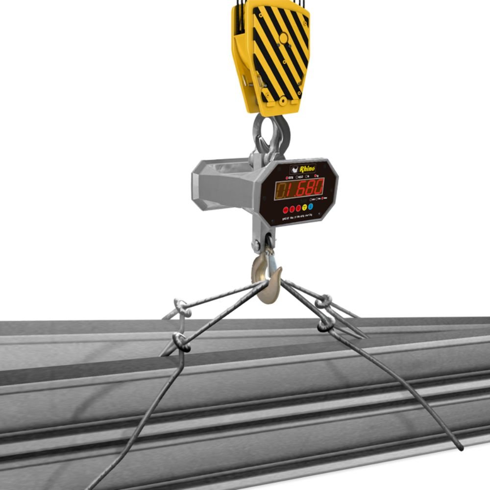 Rhino BAC-5T Bascula Colgante Recargable Backlight Control Remoto HOLD 5000 kg - Básculas - Rhino - KitchenMax Store