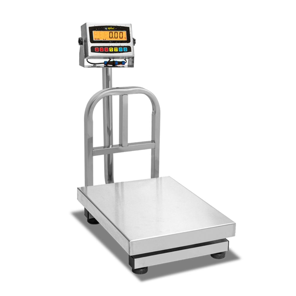 Rhino BAPAG-200 Plataforma Bascula Acero Inoxidable Indicador I-PAG Básculas Restaurantes Pesar Tianguis Restaurante Verduras Carnes Plataforma Carniceria Cremeria Contadora Cargar Uso Industrial. Ideal para pesar, rudo, industrial, cajas, industria, bodegas, negocio, para montacargas, cargar, pesar, plataforma, etc. KitchenMax.Store. Envíos seguros a todo México. Cotiza hoy mismo.