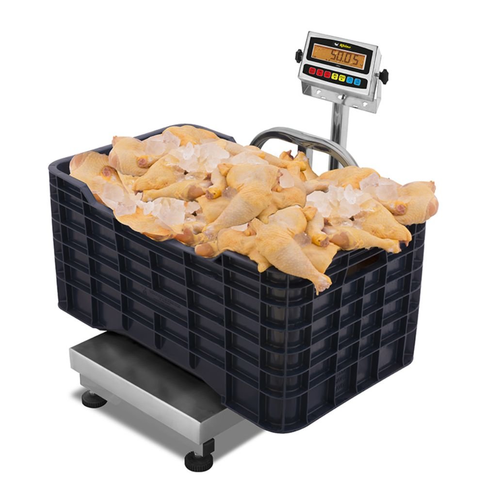 Rhino BAPAG-200 Plataforma Bascula Acero Inoxidable Indicador I-PAG Básculas Restaurantes Pesar Tianguis Restaurante Verduras Carnes Plataforma Carniceria Cremeria Contadora Cargar Uso Industrial. Ideal para pesar, rudo, industrial, cajas, industria, bodegas, negocio, para montacargas, cargar, pesar, plataforma, etc. KitchenMax.Store. Envíos seguros a todo México. Cotiza hoy mismo.