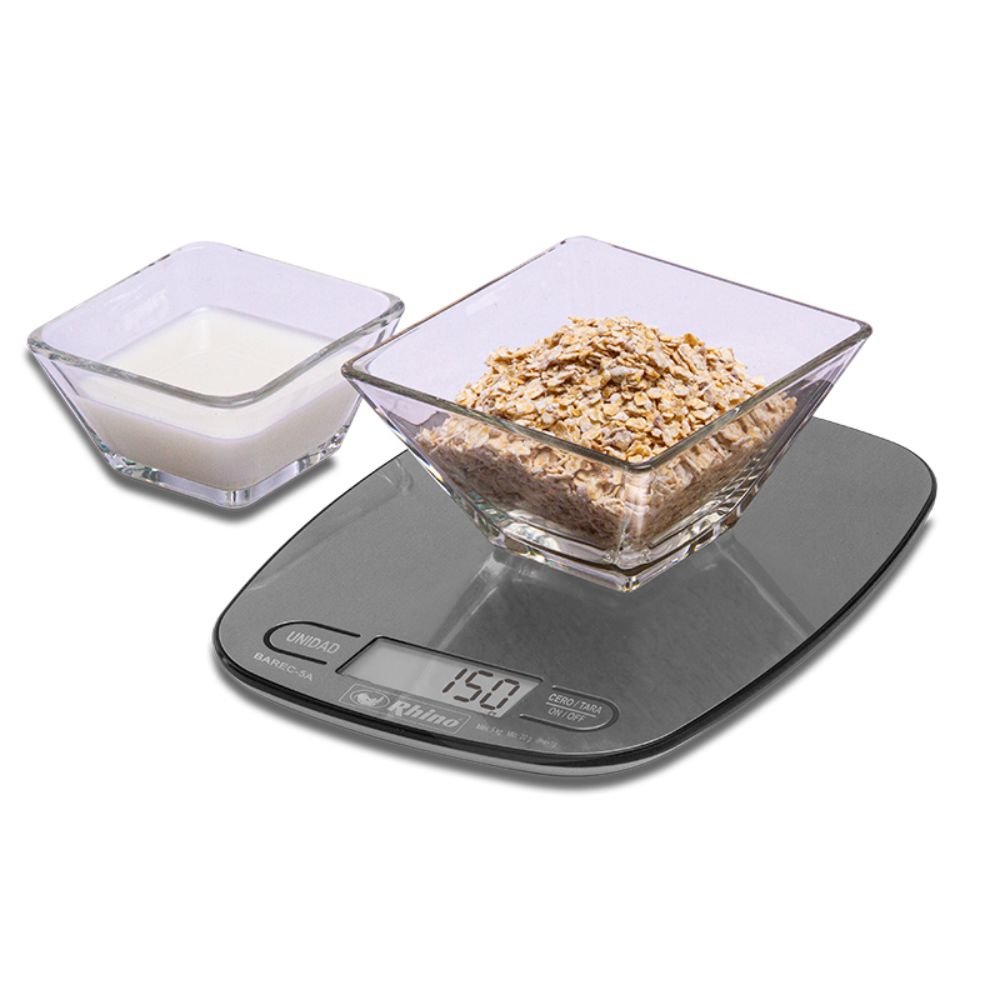 Rhino BAREC-5A Bascula Porcionadora 5 Kg - - Rhino - KitchenMax Store Rhino BAREC-5A Bascula Porcionadora 5 Kg Cocina Alimentos Frescos Restaurante Cafeteria Hotel Bistro Nutricion Comida Semillas Uso Domestico Comercial Hogar Envíos seguros a todo México. Cotiza hoy mismo.
