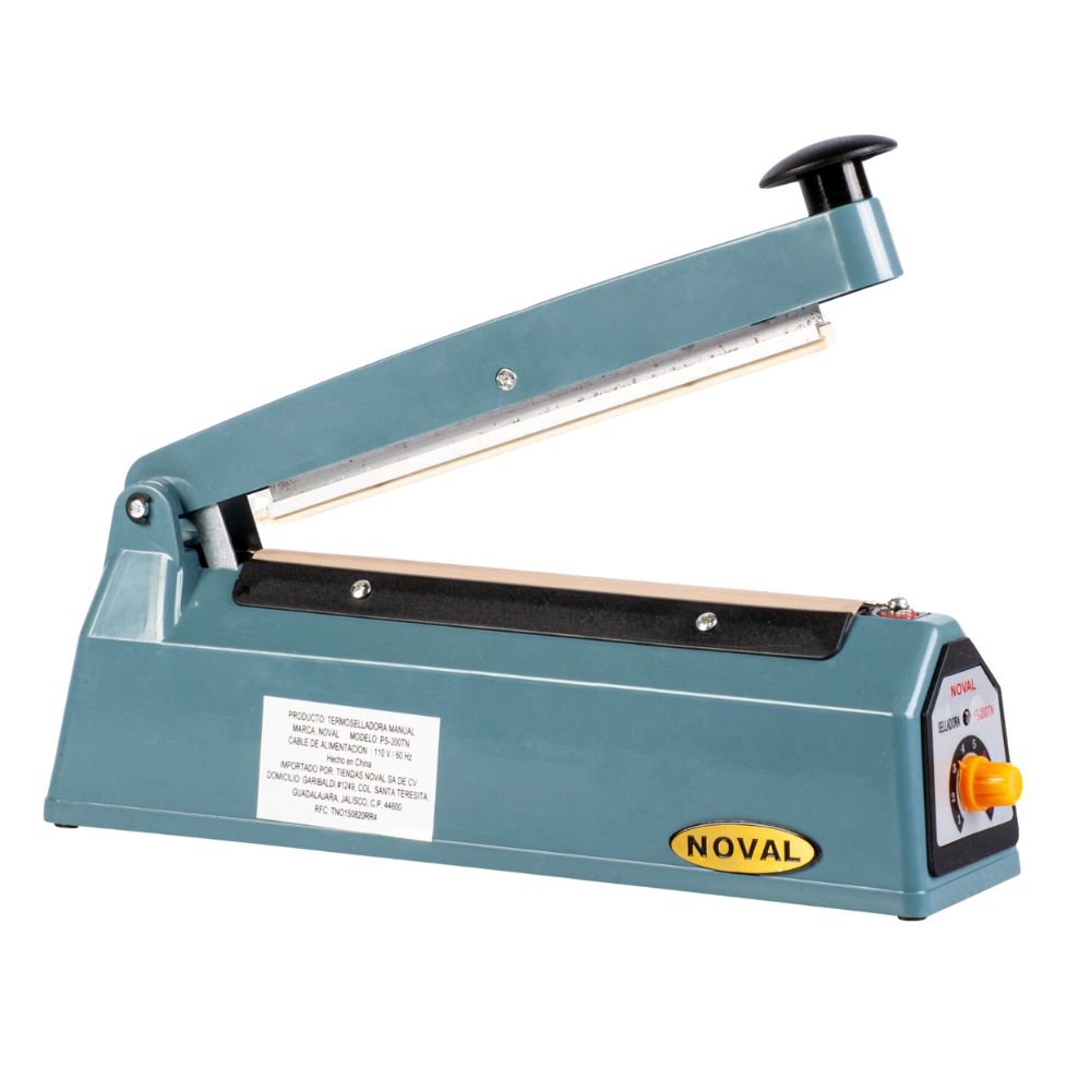SELLADORA NOVAL PS-300 | Selladora de Plástico | Restaurantes Transportar Alimentos Restaurantes Empacadora Selladora para Cocina Industrial Conservar Alimentos Sellar Empaques Transportar Alimentos Envasado Al Vacío