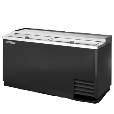 TRUE TD-65-24-HC Botellero 2 Tapas Corredizas Negro - - True - KitchenMax Store