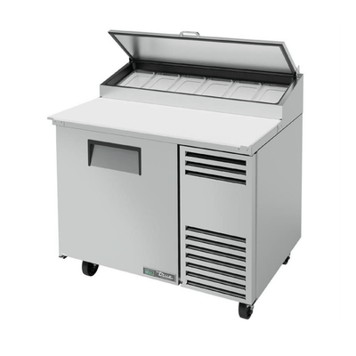 TRUE TPP-AT-44-HC Mesa Preparacion 1 Puerta Solida Gris - - True - KitchenMax Store