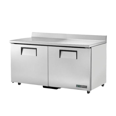 TRUE TWT-60-HC Mesa Refrigerada 2 Puertas Solidas Acero Inoxidable Gris - - True - KitchenMax Store
