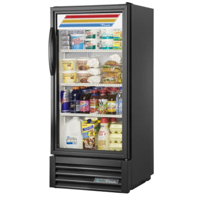 True GDM-10-HC~TSL01 Refrigerador Exhibidor Vertical 1 Puerta Cristal 3 Parrillas - - True - KitchenMax Store