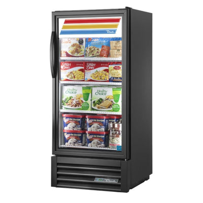 True GDM-10F-HC~TSL01 Congelador Exhibidor Vertical 1 Puerta Cristal 3 Parrillas - - True - KitchenMax Store