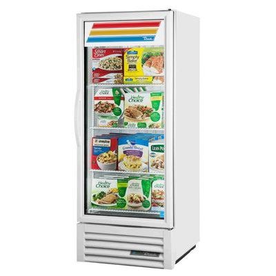 True GDM-12F-HC~TSL01 Congelador Exhibidor Vertical 1 Puerta Cristal 3 Parrillas - - True - KitchenMax Store