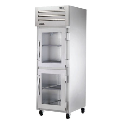 True STA1R-2HG-HC Refrigerador Vertical 2 Medias Puertas Cristal 3 Parrillas - - True - KitchenMax Store