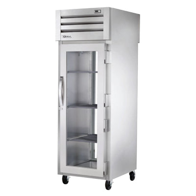 True STA1RPT-1G-1G-HC Refrigerador Vertical 1 Puerta Cristal 3 Parrillas - - True - KitchenMax Store