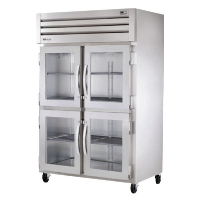 True STA2R-4HG-HC Refrigerador Vertical 4 Medias Puertas Cristal 3 Parrillas - - True - KitchenMax Store