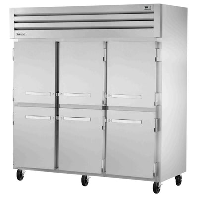 True STA3F-6HS-HC Congelador Vertical 6 Medias Puertas Solidas 3 Parrillas - - True - KitchenMax Store